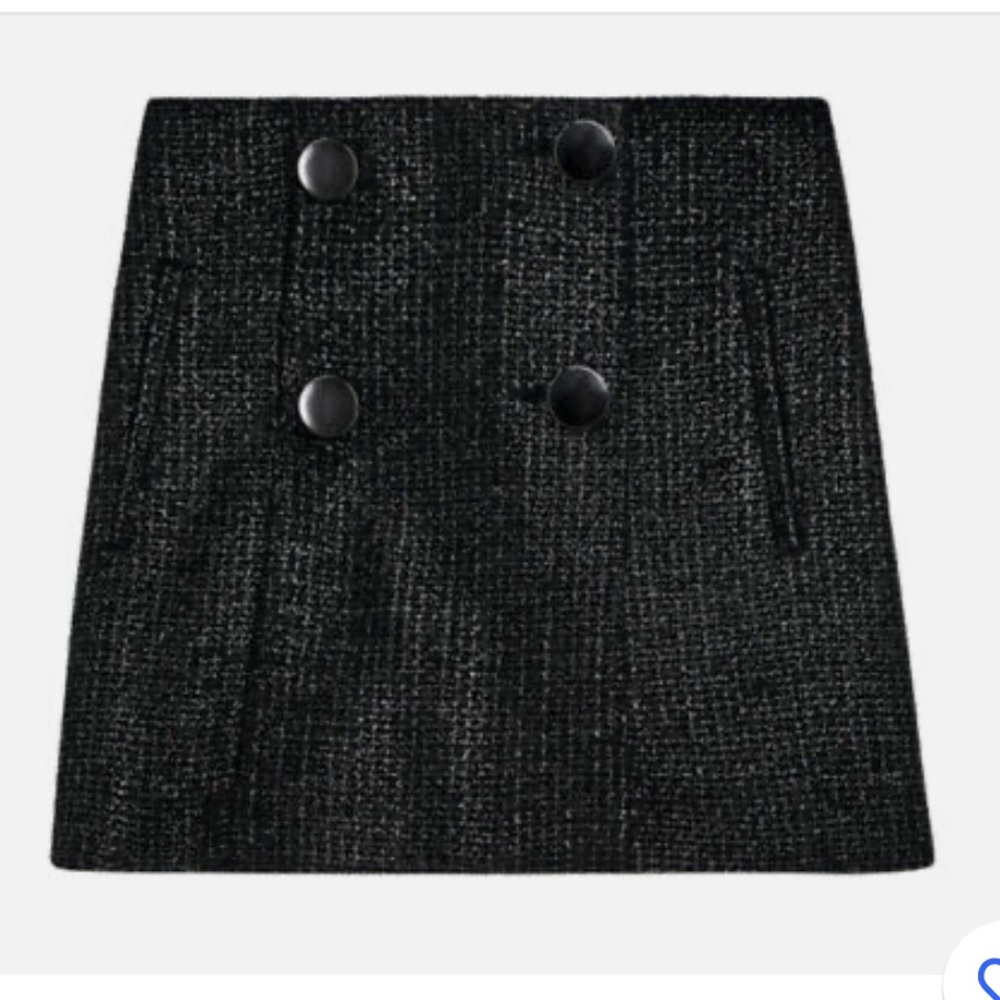 Zara Tweed Textured Skort